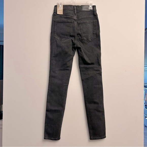 Madewell Black Jeans 10” High-Rise Skinny Size 24 NWT - Picture 2 of 12